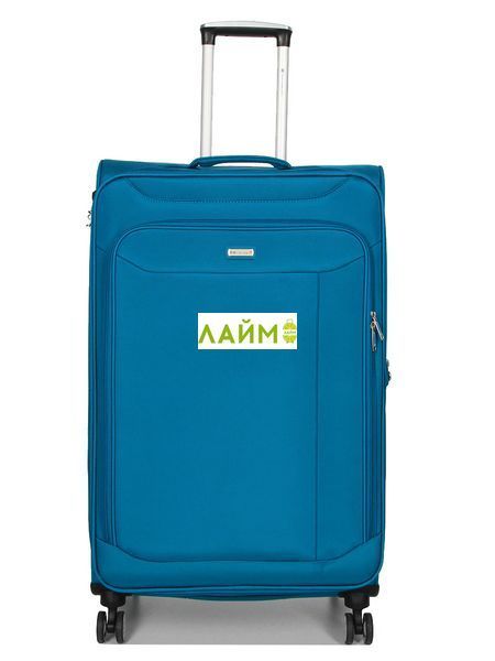 Чемодан большой L ткань бирюза 77х47х32(+5)см/119л/3.9кг/Snowbal 87303 87303-28 teal blue фото