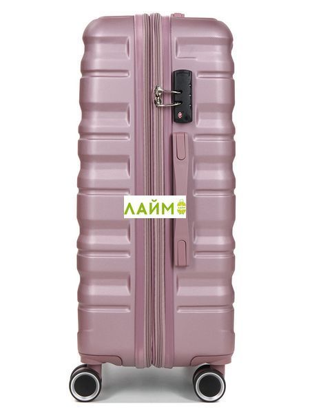 Чемодан Франция средний M розовый 66х43х26(+5)см/75л/3.7кг/Worldline 628 628-24 pink фото