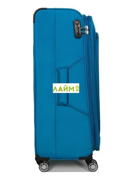 Чемодан большой L ткань бирюза 77х47х32(+5)см/119л/3.9кг/Snowbal 87303 87303-28 teal blue фото