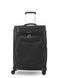 Чемодан средний M ткань чёрный 66х44х29(+5)см/77л/2.7кг/Airtex 6903 6903-24 black фото 2