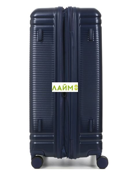 Чемодан большой L поликарбонат синий 75х51х31+5/125л/4.45кг/Airtex 649 649-28 navy фото