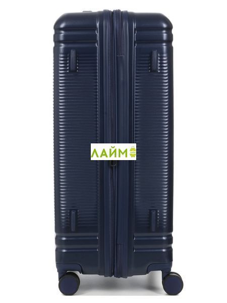 Чемодан большой L поликарбонат синий 75х51х31+5/125л/4.45кг/Airtex 649 649-28 navy фото