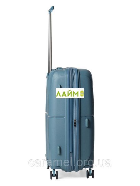 Чемодан средний M полипропилен синий 68х46х28+5см/89л/3.6кг/Airtex 245 245-24 blue фото