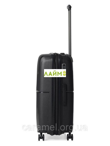 Чемодан средний M полипропилен чёрный 68х46х28+5/89л/3.6кг/Airtex 245 245-24 black фото