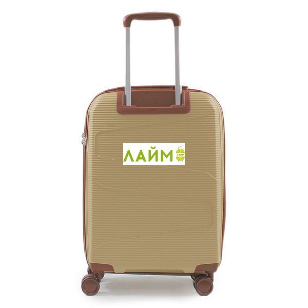 Валіза мала S поліпропілен бежева 55х37х23+5см/48л/2.9кг/Worldline 293 293-20 beige фото