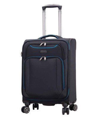Чемодан Snowball ручная кладь S ткань чёрный 55х36х20см/35л/2.3кг 91703-20 black фото