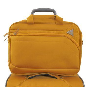 Сумка для ноутбука 15.6" ткань жёлтая 40х31х10/11л/0.8кг/Snowbal 21505 21505-14 yellow фото