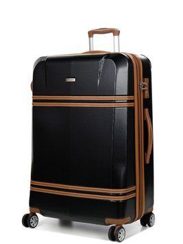 Чемодан большой L поликарбонат чёрный 75х50х32+5/125л/4.8кг/Airtex 949 949-28 black фото
