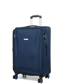 Чемодан средний M ткань синий 67х42х28(+5)см/83л/2.9кг/Airtex 825 825-24 blue фото