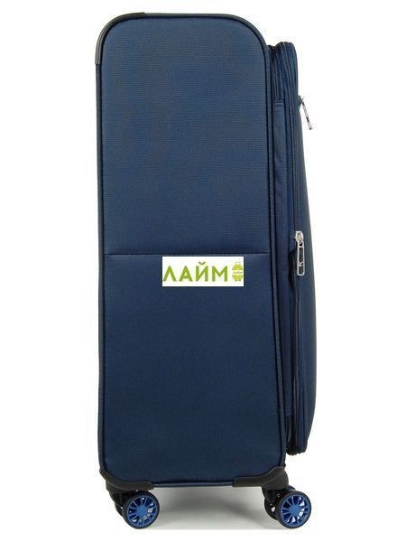 Чемодан средний M ткань синий 67х42х28(+5)см/83л/2.9кг/Airtex 825 825-24 blue фото