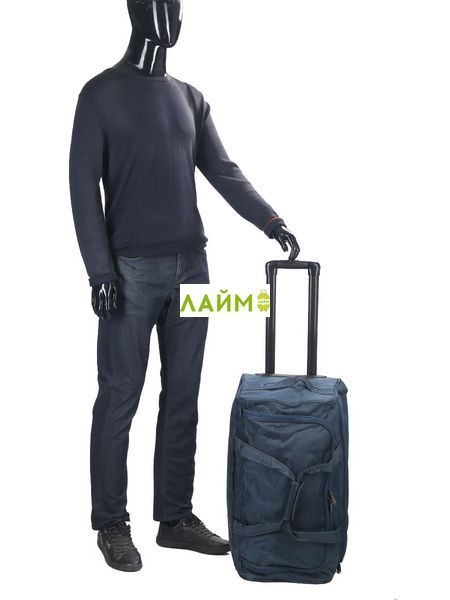Сумка на колёсах средняя M синяя 65х32х30см/60л/2.6кг/Snowball 371-62 371-62 navy фото