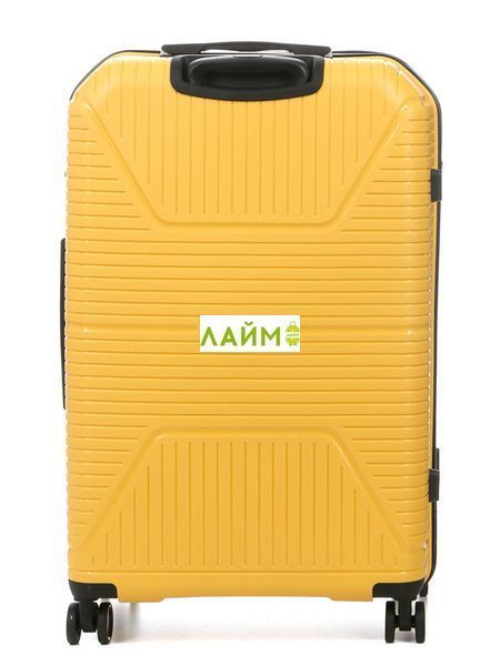Чемодан большой L полипропилен жёлтый 75х49х30/96л/4.1кг/Worldline 291 291-28 yellow фото