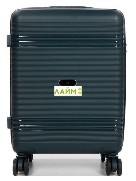 Валіза мала S поліпропілен зелена 55х36х20/36л/3кг/Snowball 21204 21204-20 dark green фото