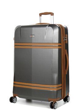 Чемодан большой L поликарбонат серый 75х50х32+5/125л/4.8кг/Airtex 949 949-28 grey фото