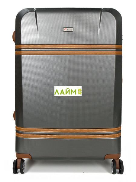 Валіза велика L полікарбонат сіра 75х50х32(+5)см/125л/4.8кг/Airtex 949 949-28 grey фото