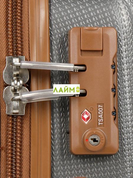 Валіза велика L полікарбонат сіра 75х50х32(+5)см/125л/4.8кг/Airtex 949 949-28 grey фото