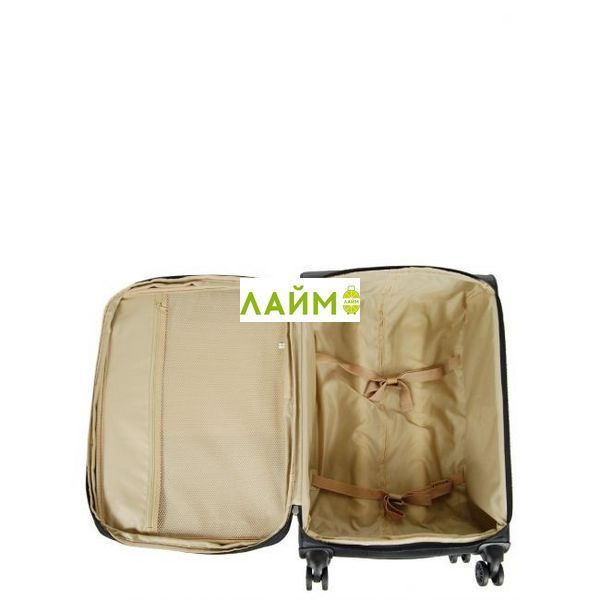 Чемодан средний M ткань чёрный 67х42х28(+5)см/83л/2.9кг/Airtex 825 825-24 black фото