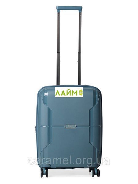 Чемодан малый S полипропилен синий 55х40х21(+5)см/47л/2.6кг/Airtex 245 245-20  blue фото