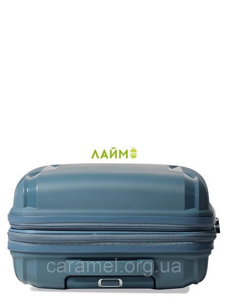 Чемодан малый S полипропилен синий 55х40х21(+5)см/47л/2.6кг/Airtex 245 245-20  blue фото