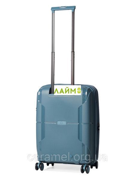 Чемодан малый S полипропилен синий 55х40х21(+5)см/47л/2.6кг/Airtex 245 245-20  blue фото