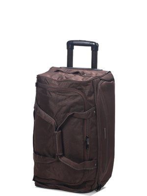 Сумка на колёсах средняя M корич. 65х32х30см/60л/2.6кг/Snowball 371-62 371-62 coffee фото