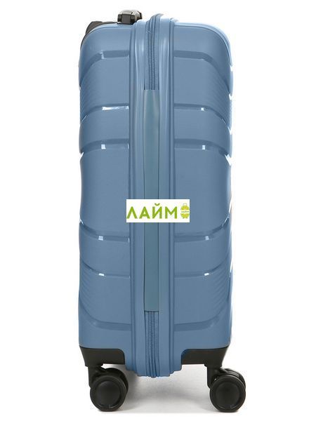 Чемодан малый S полипропилен синий 54x38x22см/40л/2.6кг/Worldline 288 288-20 blue фото
