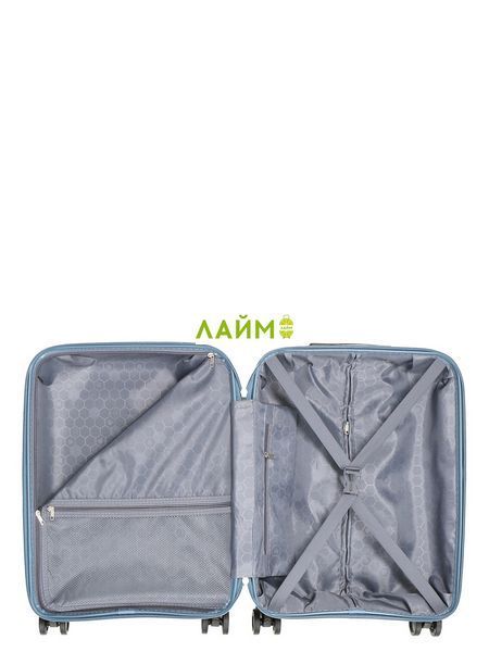 Чемодан малый S полипропилен синий 54x38x22см/40л/2.6кг/Worldline 288 288-20 blue фото
