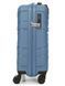 Чемодан малый S полипропилен синий 54x38x22см/40л/2.6кг/Worldline 288 288-20 blue фото 4