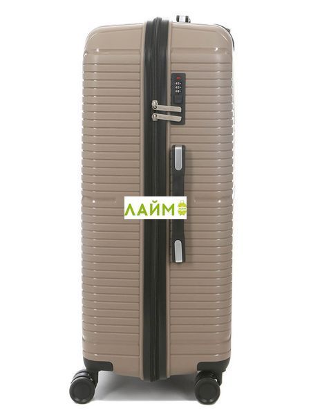 Чемодан большой L полипропилен беж 75х49х30см/96л/4.1кг/Worldline 291 291-28 champagne фото