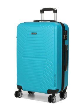 Чемодан Франция средний M синий 66х43х27см/65л/3.4кг/Worldline 625 625-24 blue фото