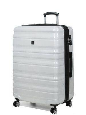 Чемодан Airtex большой L поликарбонат белый 76х50х29(+5)см/117л/4.6кг 7223-28 white фото