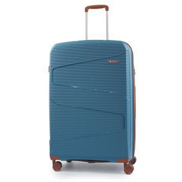 Валіза велика L поліпропілен синя 76х50х32+5/118л/4.6кг/Worldline 293 293-28 blue фото