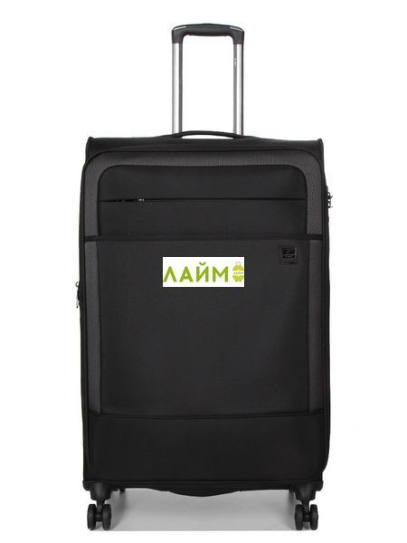 Валіза Airtex велика L тканина чорна 80х46х30(+5)см/96л/4.1кг 832-28 black фото