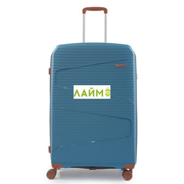 Валіза велика L поліпропілен синя 76х50х32+5/118л/4.6кг/Worldline 293 293-28 blue фото