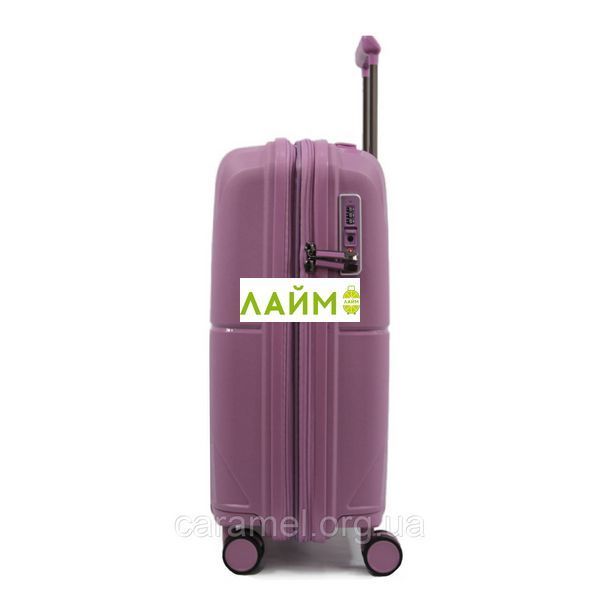 Чемодан малый S полипропилен фиолет 55х40х21+5см/47л/2.6кг/Airtex 245 245-20 purple фото