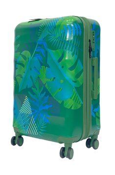 Чемодан средний M поликарбонат зелёный 68х46х27+5/89л/3.8кг/Airtex 970 970-24 green фото