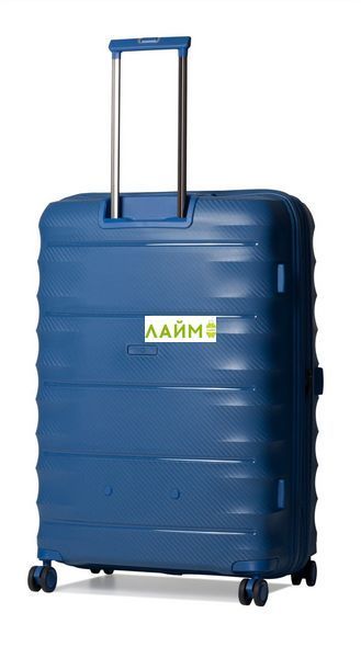 Валіза велика L поліпропілен синя 77х53х33(+5)см/133л/4.8кг/Airtex 242 242-28 blue фото