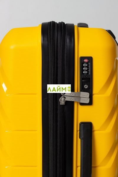 Валіза велика L поліпропілен жовта 76х51х29+5/115л/4.6кг/Snowbal 33603 33603-28 yellow фото