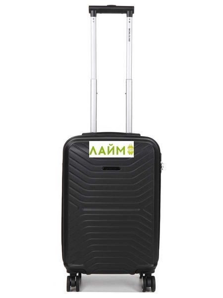 Валіза Франція мала S чорна 55х35х24см/42л/2.6кг/Worldline 625 625-20 black фото