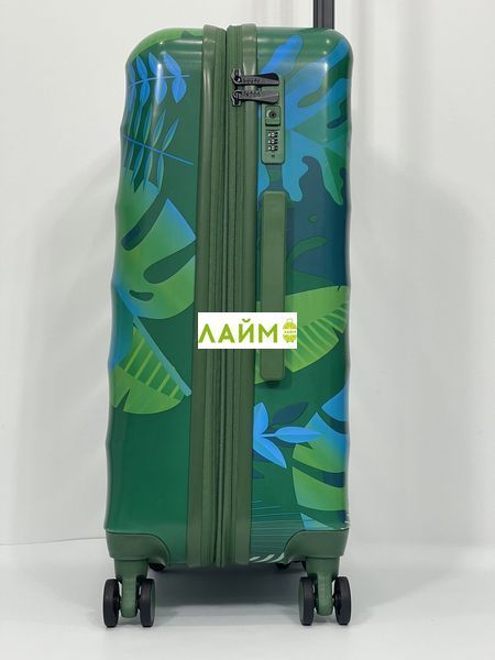 Чемодан средний M поликарбонат зелёный 68х46х27+5/89л/3.8кг/Airtex 970 970-24 green фото