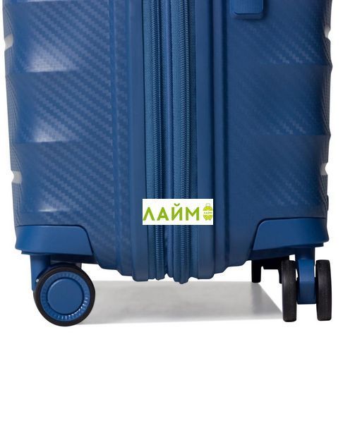 Валіза велика L поліпропілен синя 77х53х33(+5)см/133л/4.8кг/Airtex 242 242-28 blue фото