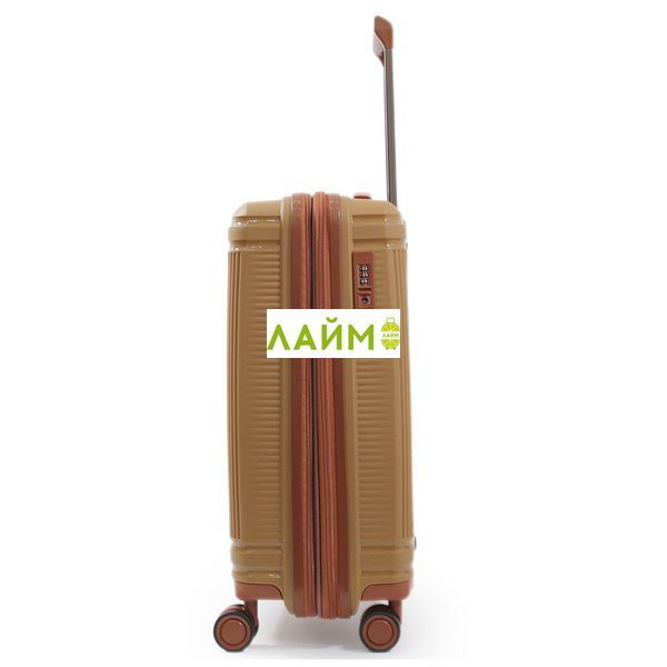 Валіза мала S поліпропілен кава 55х40х25(+5)см/52л/3.2кг/Airtex 241 247-20 coffee фото