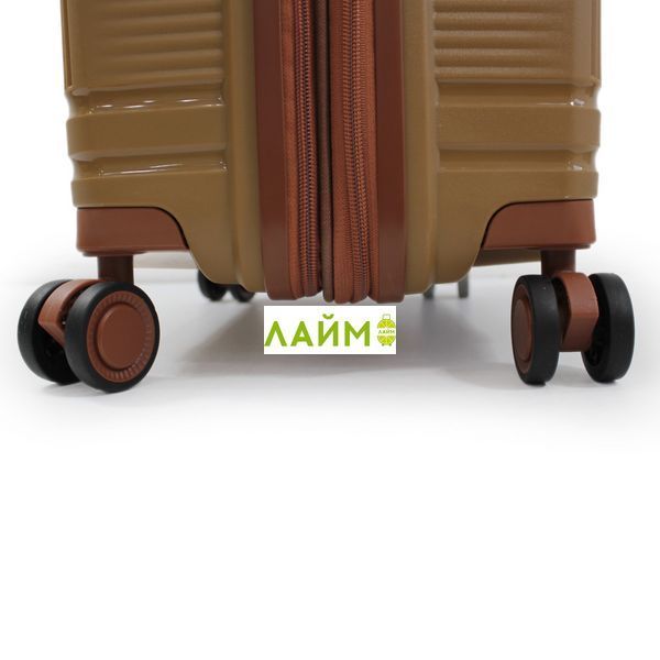 Валіза мала S поліпропілен кава 55х40х25(+5)см/52л/3.2кг/Airtex 241 247-20 coffee фото