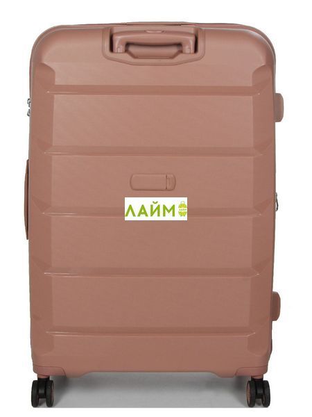 Чемодан Airtex большой L полипропилен пудра 79х52х30(+5)см/131л/5кг 646-28 rose gold фото