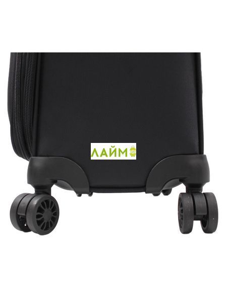 Чемодан ручная кладь S ткань чёрный 55х40х20+5см/43л/2.3кг/Airtex 6903 6903-20 black фото