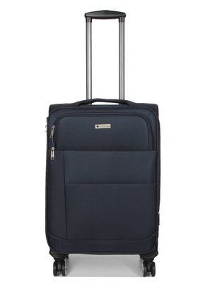 Чемодан средний M ткань синий 67х43х29(+5)см/87л/3.8кг/Worldline 620 620-24 blue фото