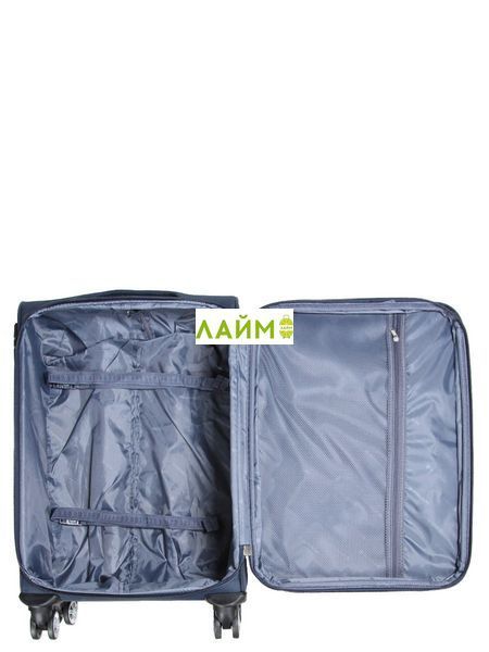 Чемодан средний M ткань синий 67х43х29(+5)см/87л/3.8кг/Worldline 620 620-24 blue фото