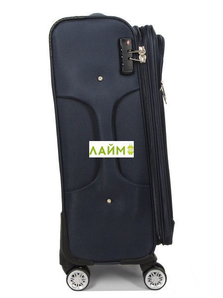 Чемодан средний M ткань синий 67х43х29(+5)см/87л/3.8кг/Worldline 620 620-24 blue фото
