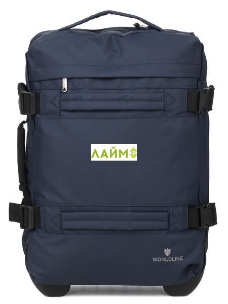 Сумка на колёсах малая S синяя 50x35x20см/35л/2.2кг/Worldline 853-50 853-50 blue фото