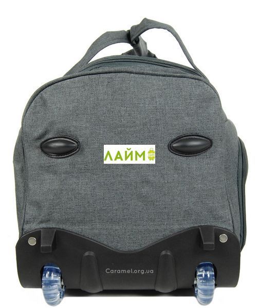 Сумка на колесах мала S сіра 55x28x30см/46л/2.2кг/Airtex 823-55 823-55 grey фото